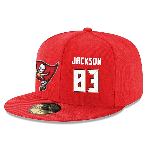 NFL Tampa Bay Buccaneers #83 Vincent Jackson Stitched Snapback Adjustable Player Hat - Red/White